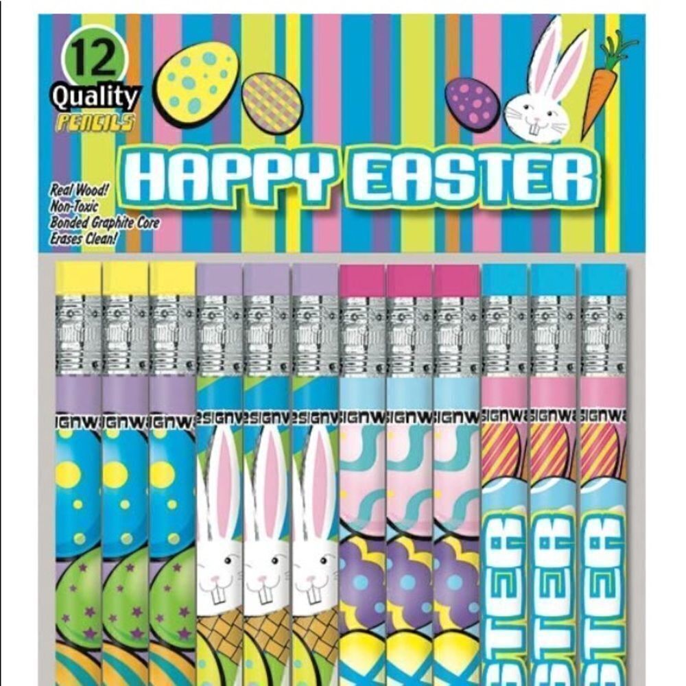 New Designway 10 Happy Easter Pencils.